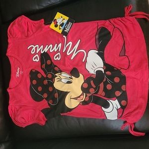 Disney Minnie Mouse Shirt size lg 10/12